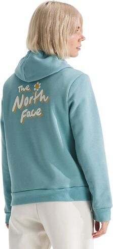 هودي نسائي من The North Face Evolution Floral Cloud | غطاء رأس مكون من قطعتين مع رباط قابل للتعديل، وجيب يد كانجارو in Kuwait