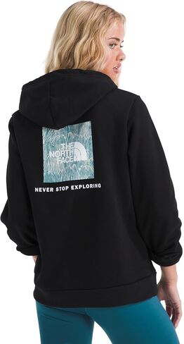 The North Face womens Evolution Box Nse Fill Graphic Hoodie | 2 Piece Hood With Adjustable Drawcord in Saudi Arabia