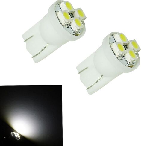 PA LED 10PCS Pinball Machine LED Light Bulb Accessories #555 T10 4SMD White-6.3V in Saudi Arabia