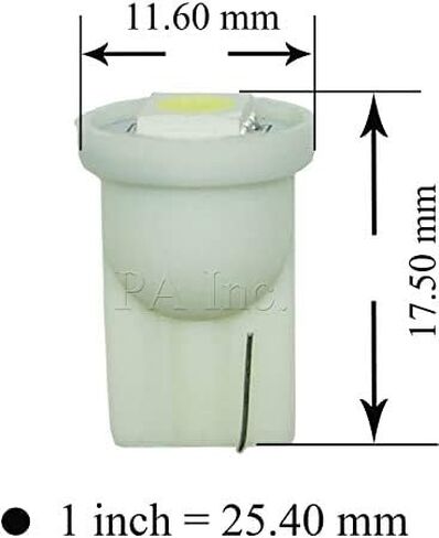 PA LED 10PCS Pinball Machine LED Light Bulb Accessories #555 T10 4SMD White-6.3V in Saudi Arabia