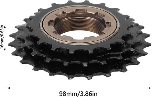 3 Speed Freewheel, High Strength Steel 18 21 24T Cycling Replacement Part English Thread B1 Hub for Spin Hub Accessory, RiToEasysportssnm5gwr7z4 in Saudi Arabia