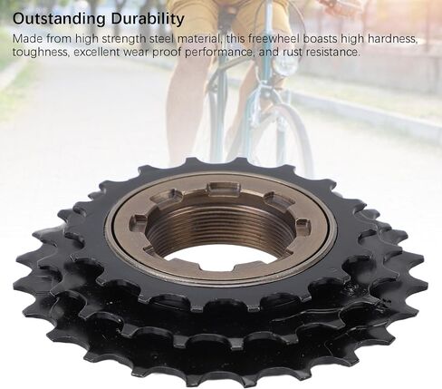 3 Speed Freewheel, High Strength Steel 18 21 24T Cycling Replacement Part English Thread B1 Hub for Spin Hub Accessory, RiToEasysportssnm5gwr7z4 in Saudi Arabia