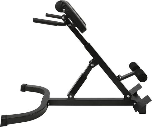 Roman Chair, Back Extension Bench Angle Height Dual Adjustable for Ab Back Leg Strength Home Gym Full Body Slimming Fat-Burning Strength Training in Saudi Arabia