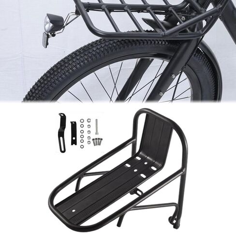 Bike Cargo Rack for Both V Brake and Disc Brake Compatible with Front Fork - Pannier Rack for Touring in Saudi Arabia