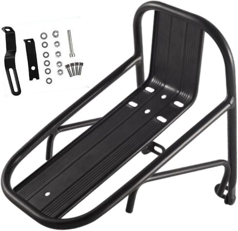Bike Cargo Rack for Both V Brake and Disc Brake Compatible with Front Fork - Pannier Rack for Touring in Saudi Arabia