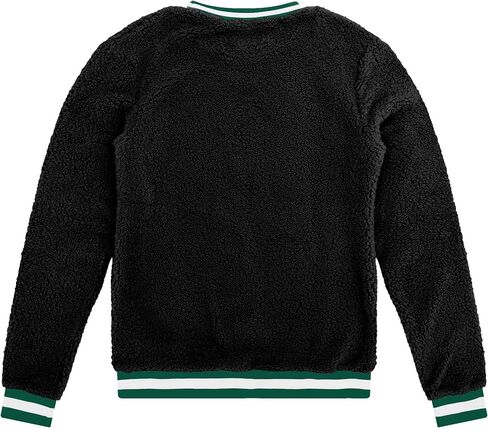 FOCO Men's Standard NFL Logo Sherpa Crewneck Sweater, Team Color in Saudi Arabia
