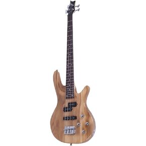 Electric Bass Guitar Kit, Full Size 4-String Bass Guitar for Beginners and Adults, Maple Neck & Rosewood Fingerboard, Right-Handed, Includes Cable & Wrench (Blue) in Saudi Arabia