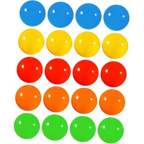 20Pcs Plastic Lottery Balls for Party Games Raffle Draws Entertainment Activities Openable Sphere Props for Fun Events in Saudi Arabia