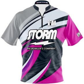 Logo Infusion Dye-Sublimated Bowling Jersey (Sash Collar) - I AM Bowling Fun Design 2025-ST - Storm in Saudi Arabia