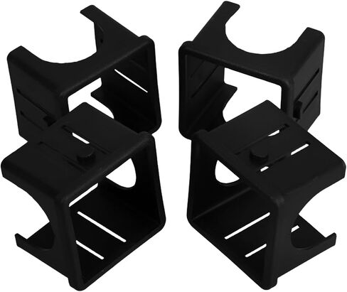 4pcs Fitness Equipment Replacement Part Hollowed Square Tube Sleeve Insert for Exercise Machines Tube Conversion Fitting for Stability and Noise Reduction in Saudi Arabia