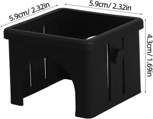 4pcs Fitness Equipment Replacement Part Hollowed Square Tube Sleeve Insert for Exercise Machines Tube Conversion Fitting for Stability and Noise Reduction in Saudi Arabia