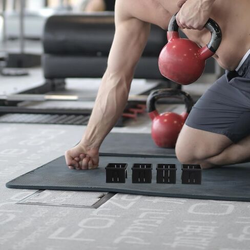4pcs Fitness Equipment Replacement Part Hollowed Square Tube Sleeve Insert for Exercise Machines Tube Conversion Fitting for Stability and Noise Reduction in Saudi Arabia