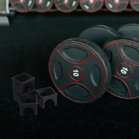 4pcs Fitness Equipment Replacement Part Hollowed Square Tube Sleeve Insert for Exercise Machines Tube Conversion Fitting for Stability and Noise Reduction in Saudi Arabia