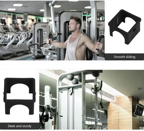 4pcs Fitness Equipment Replacement Part Hollowed Square Tube Sleeve Insert for Exercise Machines Tube Conversion Fitting for Stability and Noise Reduction in Saudi Arabia