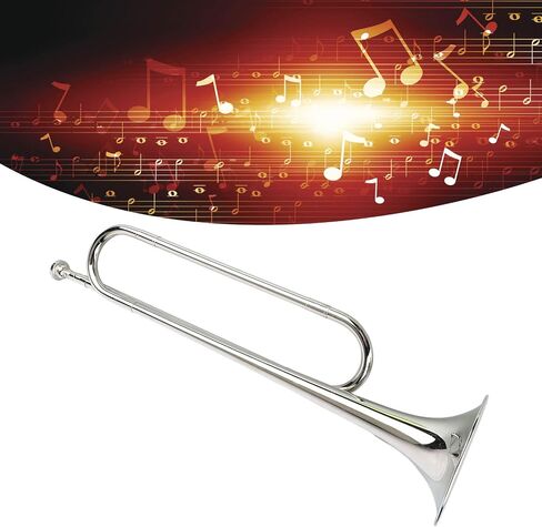 Vintage Bugle B Flat Brass Bugle for Beginners with Large Bore Design Easy to Play for Orchestra Jazz Pop Music in Saudi Arabia