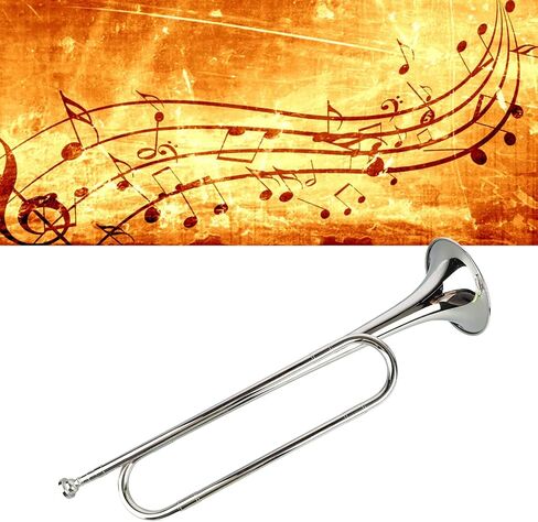 Vintage Bugle B Flat Brass Bugle for Beginners with Large Bore Design Easy to Play for Orchestra Jazz Pop Music in Saudi Arabia