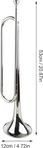 Vintage Bugle B Flat Brass Bugle for Beginners with Large Bore Design Easy to Play for Orchestra Jazz Pop Music in Saudi Arabia