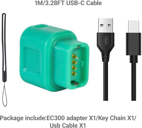 【محمول】 كابل شحن EW-EC300 Di2 محول شحن/محول USB-C لمجموعة الطريق Shimano 12spd 105/R7170/R8170/R8150/R9250/R9270، مدمج ومتين ومنفذ عالمي من النوع C (أسود) in Kuwait