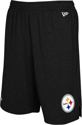 شورت كاجوال لأداء الجري الأرضي للرجال من New Era NFL Football، Pittsburgh Steelers 2، متوسط in Saudi Arabia