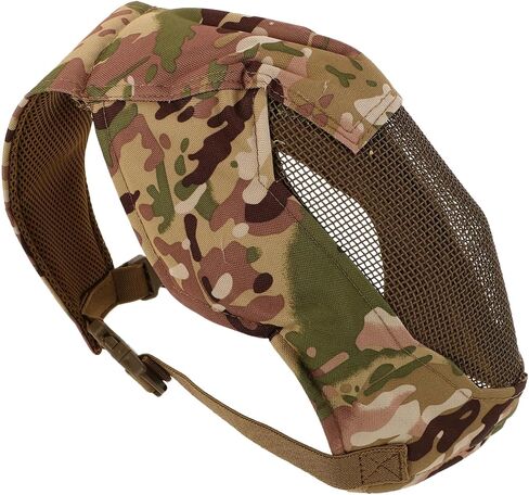 Alipis Full Face Steel Mesh Fencing Mask for Men and Women Breathable Protective Gear with Fine Steel Impact-Resistant Safety Mask for Outdoor War Games Police Training and Field in Saudi Arabia