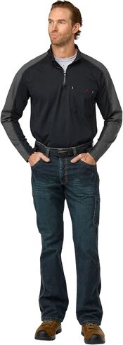Bulwark FR Mens 1/4 Zip Flex Knit in Saudi Arabia