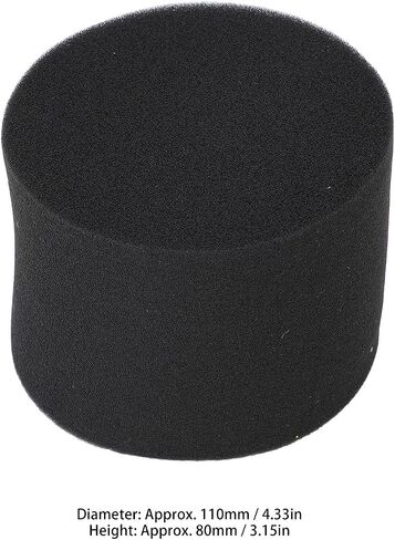 Speaker Port Tube Sponge Bass Foam Plug, 4.33"x3.15" (110mmx80mm) High Density Sponge Insert for Home Car PA DJ Subwoofer, Enhances Bass Response and Clarity in Saudi Arabia