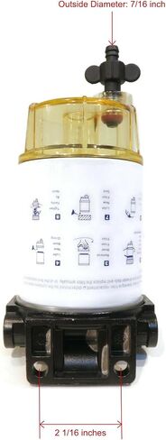 The ROP Shop Water Separating Fuel Filter Kit for Grainger 45KL77, Napa 3769, Wix 33769 Boat in Saudi Arabia