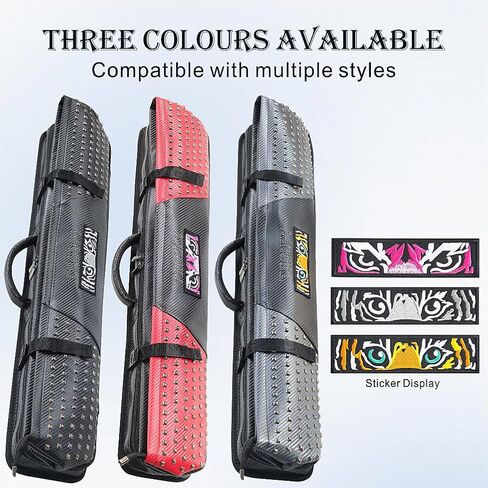 3X4 Pool Cue Case PU Leather–Durable Billiard Cue Case for 3 Butts&4 Shafts,Shockproof Protection,Stylish &Lightweight,Perfect for Pool Players&Professionals in Saudi Arabia