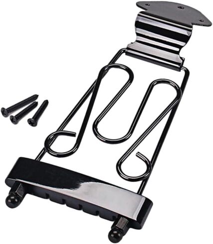 Adjustable String Jazz Archtop Guitar Tailpiece Bridge Screws Sturdy and Construction Easy to Install Replacement for Acoustic and Electric Guitars in Kuwait