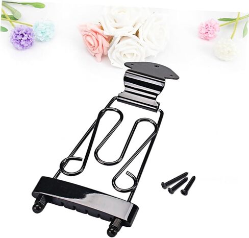 Adjustable String Jazz Archtop Guitar Tailpiece Bridge Screws Sturdy and Construction Easy to Install Replacement for Acoustic and Electric Guitars in Kuwait