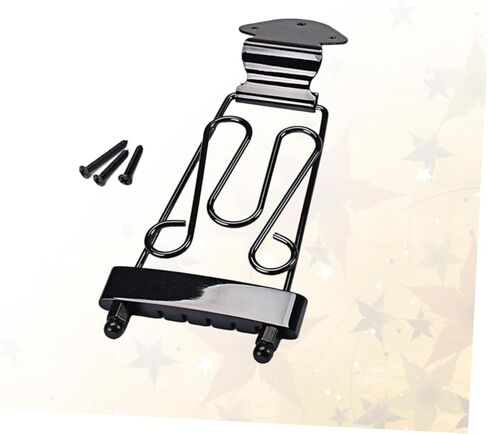 Adjustable String Jazz Archtop Guitar Tailpiece Bridge Screws Sturdy and Construction Easy to Install Replacement for Acoustic and Electric Guitars in Kuwait