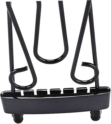 BESPORTBLE Adjustable Guitar Tailpiece Bridge Jazz Archtop Tailpiece for String Electric Guitar Easy to Install Construction with Screws Replacement for Broken Parts in Saudi Arabia
