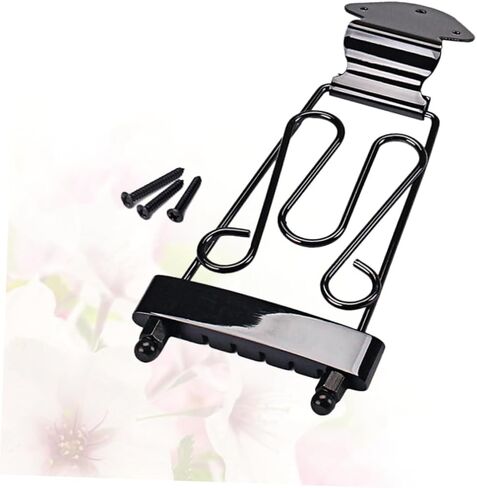 Adjustable Guitar Tailpiece Bridge Plated String Design for Jazz Archtop Bass Guitar Easy Installation Durable Construction in Saudi Arabia