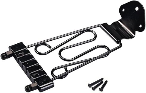 Adjustable Guitar Tailpiece Bridge Plated String Design for Jazz Archtop Bass Guitar Easy Installation Durable Construction in Saudi Arabia