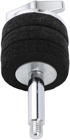 Pilipane Cymbal Stacker Aluminum Alloy Felt Water Cymbal Stand Stacker Attachment for Drum Set Professional Drummers Durable Shock Absorbing Easy Install (Black) in Saudi Arabia