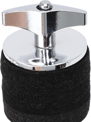 Pilipane Cymbal Stacker Aluminum Alloy Felt Water Cymbal Stand Stacker Attachment for Drum Set Professional Drummers Durable Shock Absorbing Easy Install (Black) in Saudi Arabia