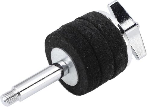 Pilipane Cymbal Stacker Aluminum Alloy Felt Water Cymbal Stand Stacker Attachment for Drum Set Professional Drummers Durable Shock Absorbing Easy Install (Black) in Saudi Arabia