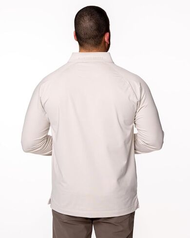 Men's Quarter-Zip Athletic Pullover, Long Sleeve Performance Shirt in Saudi Arabia