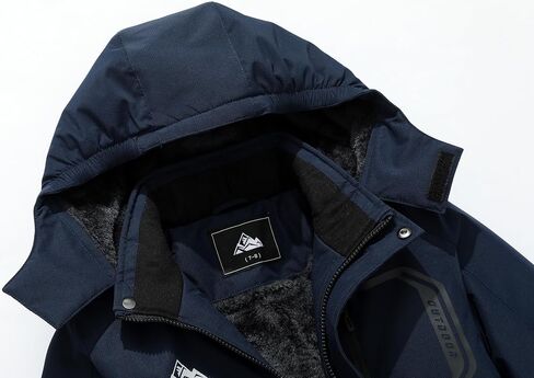 Kids Boy's Winter Waterproof Ski Jacket,Thick Snow Coat with Detachable Hood Warmth Windproof Snowboard Jackets in Saudi Arabia