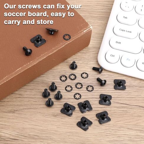 8 Sets Football Rugby Back Plate Hardware, Square & Round Rugger Youth Battle Back Plates Screws with Round Washers Unisex Adult Boys Size Backplate Chicago Screws Equipment Accessories Parts in Saudi Arabia
