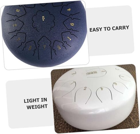 YARNOW 6Sheets Ethereal Drum Scale Stickers Removable Tongue Drum Decals for Beginners Musical Note Positioning Stickers Easy to Use Carry No Residue in Saudi Arabia