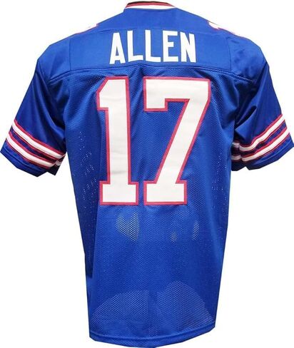 Custom Stitched Josh Allen Adult Blue Jersey Size Adult XXL in Saudi Arabia