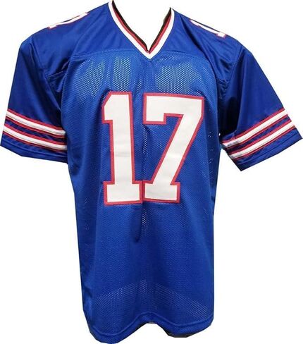 Custom Stitched Josh Allen Adult Blue Jersey Size Adult XXL in Saudi Arabia