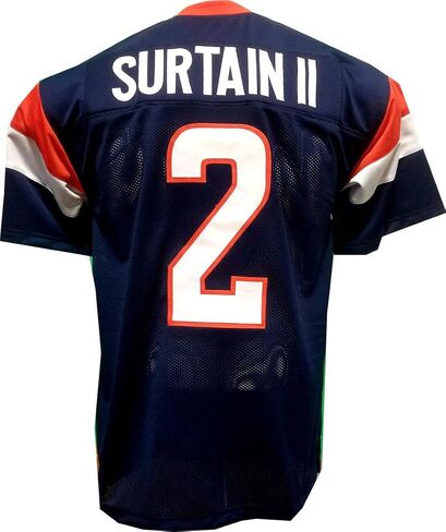 Generic Custom Stitched Patrick Surtain II Navy Jersey Adult Size XL X-Large, in Saudi Arabia