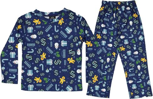 Outerstuff NHL Teams Boys Youth Holiday Crew Neck Pajamas Set (Small, 4-5) in Saudi Arabia