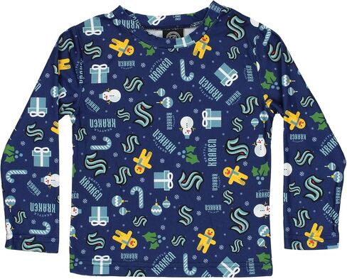 Outerstuff NHL Teams Boys Youth Holiday Crew Neck Pajamas Set (Small, 4-5) in Saudi Arabia