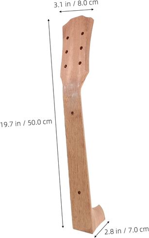 ibasenice Electric Guitar Neck Fretboard Unfinished Replacement Neck for Projects Compatible Acoustic Classical Guitars Sound Quality and Sustain in Saudi Arabia