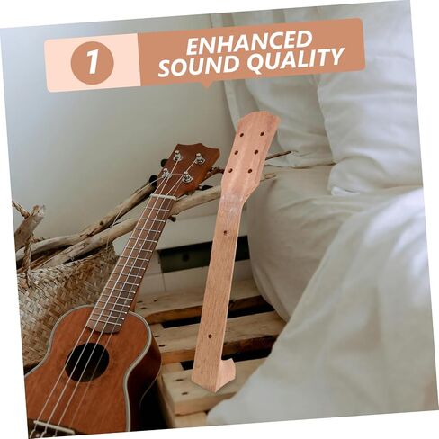ibasenice Electric Guitar Neck Fretboard Unfinished Replacement Neck for Projects Compatible Acoustic Classical Guitars Sound Quality and Sustain in Saudi Arabia