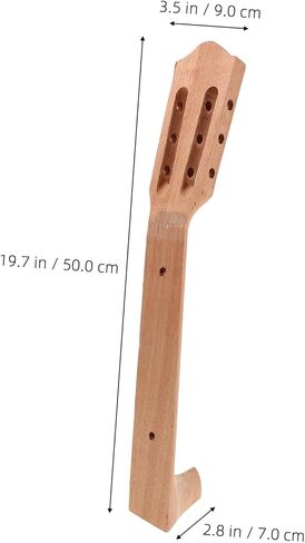 Unfinished Guitar Neck for Electric and Acoustic Guitar Projects Versatile Diy Kit with Enhanced Sound Quality for Musicians and Enthusiasts in Saudi Arabia