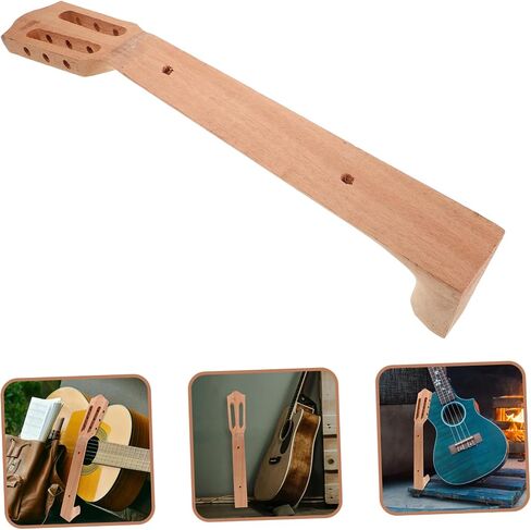 Unfinished Guitar Neck for Electric and Acoustic Guitar Projects Versatile Diy Kit with Enhanced Sound Quality for Musicians and Enthusiasts in Saudi Arabia